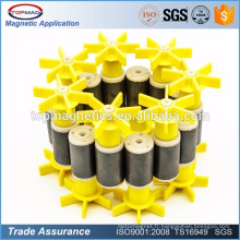 Strong Black Dics Ring Round Ferrite Aimant en céramique de Shenzhen, Chine